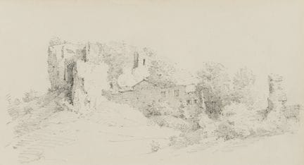 Anonimo (XIX secolo), Le rovine del castello di Sc