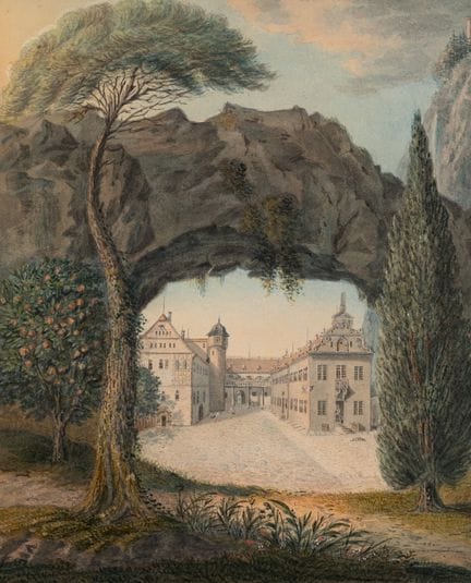 Sconosciuto (XIX), Castello di Stetten (Remstal), 