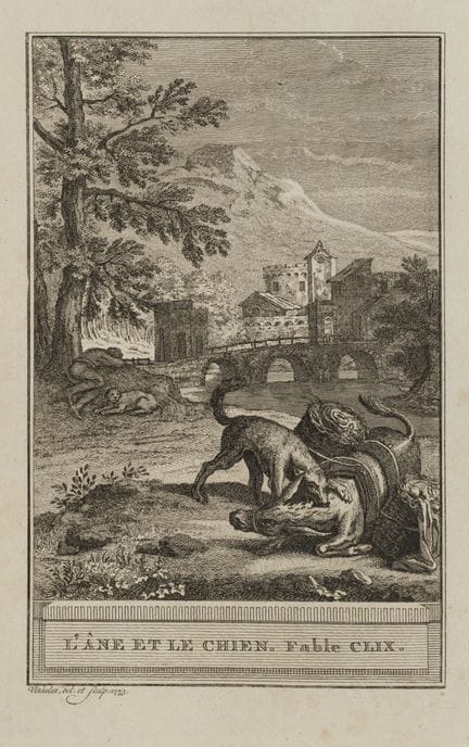 R. VINKELES (1741-1816), «El burro y el perro», 17