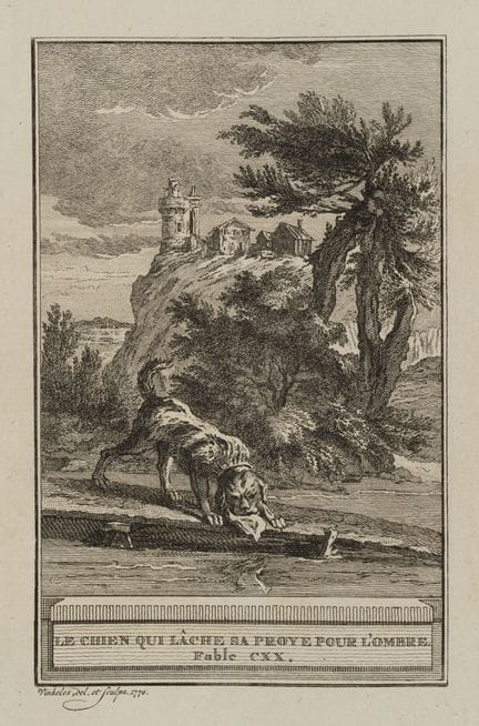 R. VINKELES (1741-1816), Dog with prey by the wate