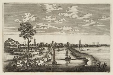 Autor desconocido (siglo XVII), Vista de la ciudad