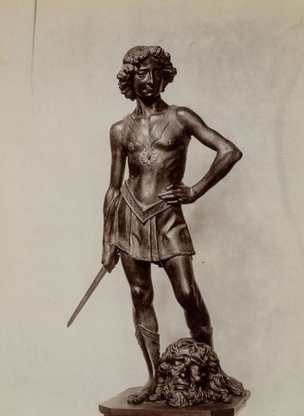 FRATELLI ALINARI (XIX), David del Verrocchio, Fire