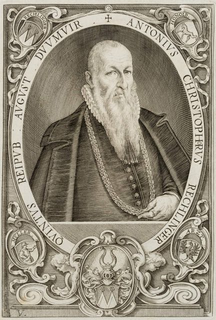 L. KILIAN (1579-1637), Anton Rehlinger, a patricia