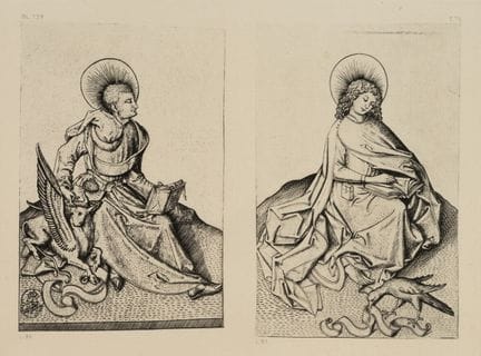 Según el monogramista MEISTER ES (*1450), Los evan