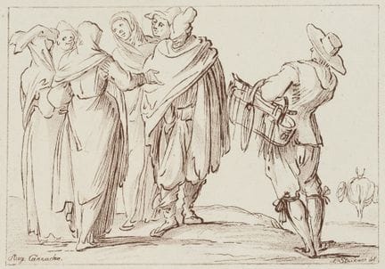 J. STRIXNER (*1782) da CARRACCI (*1557), Gruppo di