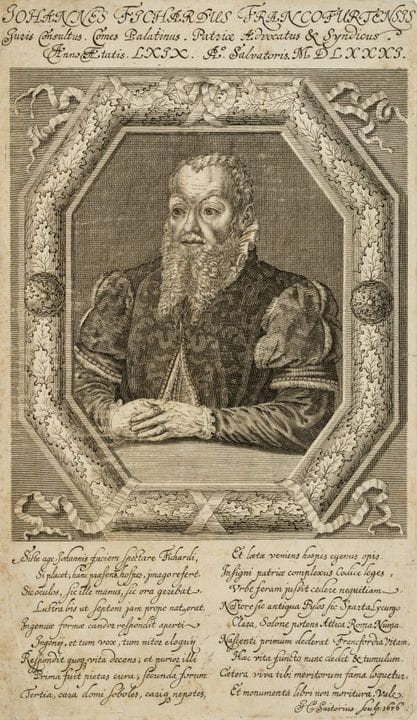 J. SARTORIUS (*1650), Lo scrittore Joh. Fischart, 