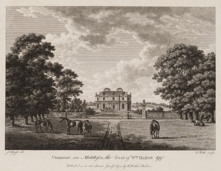 J. GRESSE (*1740) after WATTS (*1752), Cannons in 