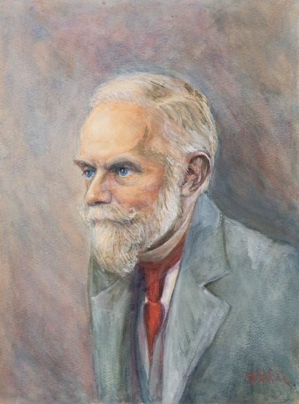 H. HEIL (XX secolo), Ritratto di un uomo anziano, 