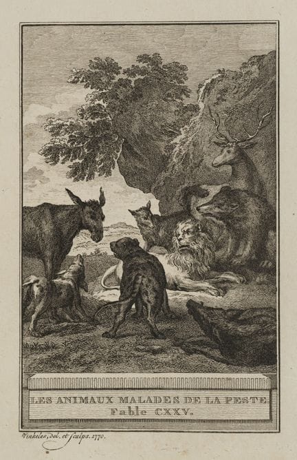 R. VINKELES (1741-1816), The animals infected with