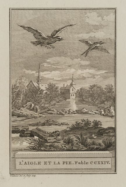 R. VINKELES (1741-1816), The Eagle and the Magpie,