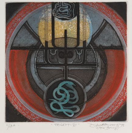 D. BANERJEE (nato nel 1936), Tridente VII, 1978, a
