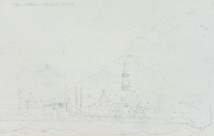 Anonimo (XIX secolo), Bolzano e la sua cattedrale 