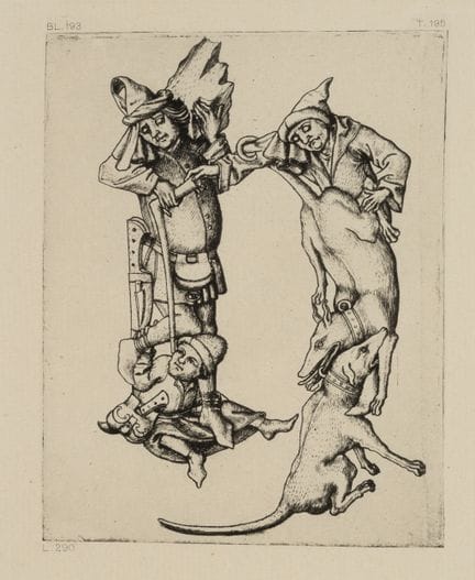 Ispirato al Monogrammista MEISTER ES (*1450), Alfa