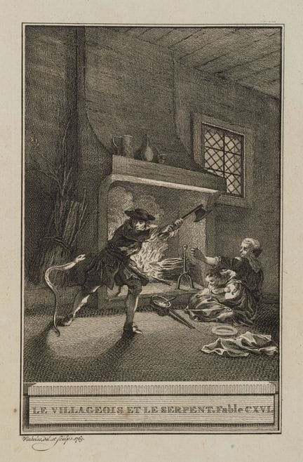 R. VINKELES (1741-1816), The Villager and the Snak