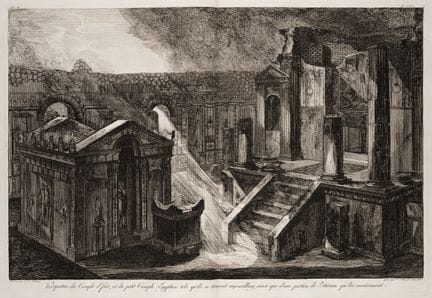 F. PIRANESI (*1758) da PIRANESI (*1720), Templi di