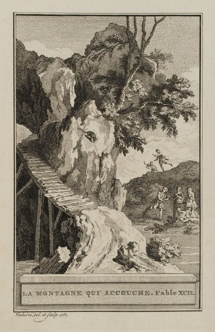 R. VINKELES (1741-1816), La montaña que da a luz, 