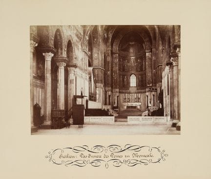 FRATELLI ALINARI (XIX) Cerchio, Duomo di Monreale,