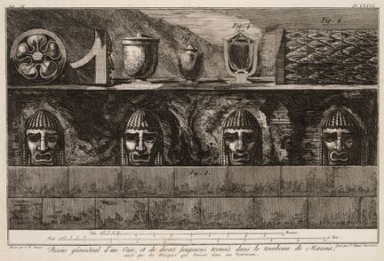 F. PIRANESI (*1758) da PIRANESI (*1720), Frammenti