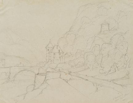 E. BRETENIÈRES (*1804), Castello di Saint-Maurice 