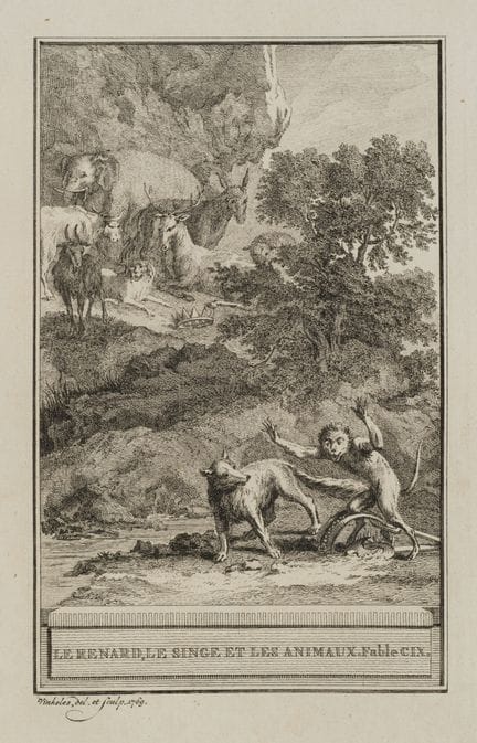 R. VINKELES (1741-1816), The Fox, the Monkey and t