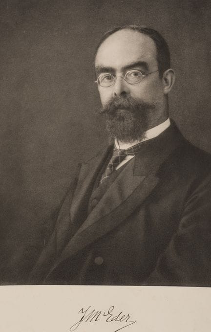 Sconosciuto (XIX), Ritratto di Josef Maria Eder, f