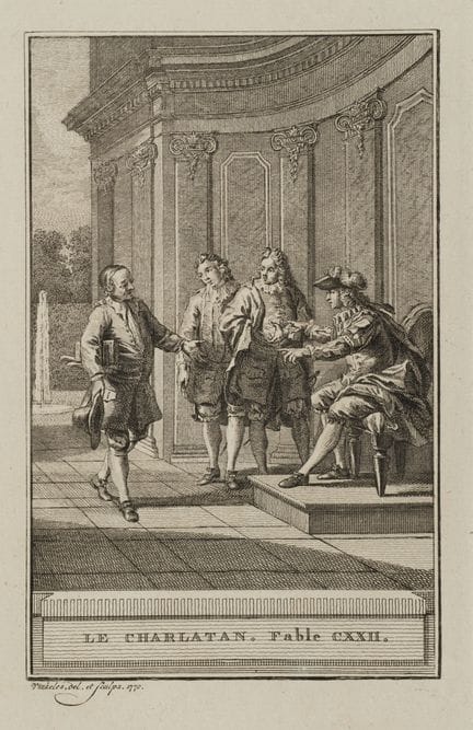 R. VINKELES (1741-1816), The Charlatan,  1770, Etc