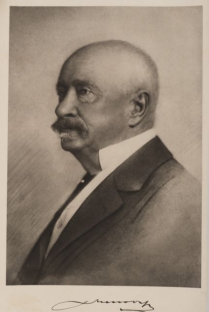 Anonimo (XX secolo), Profilo di un uomo anziano, f