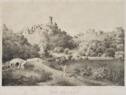 M. SACHS (1836-1893), Altweilnau presso Weilrod, l