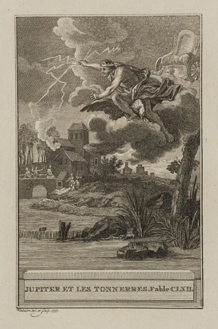 R. VINKELES (1741-1816), Jupiter with lightning,  