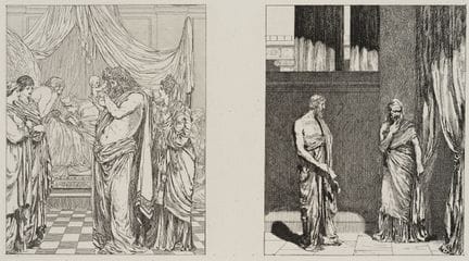 M. KLINGER (1857-1920), Amore e Psiche, tavola 23,