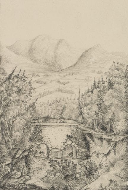 Desconocido (s. XIX), Viejo puente de piedra cerca