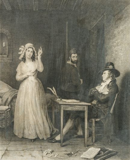 G. MAILE (1800-1842), Charlotte Corday, girondina,