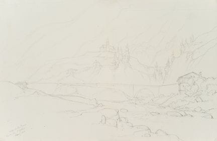 E. BRETENIÈRES (*1804), Ponte presso Wassen sul Pa
