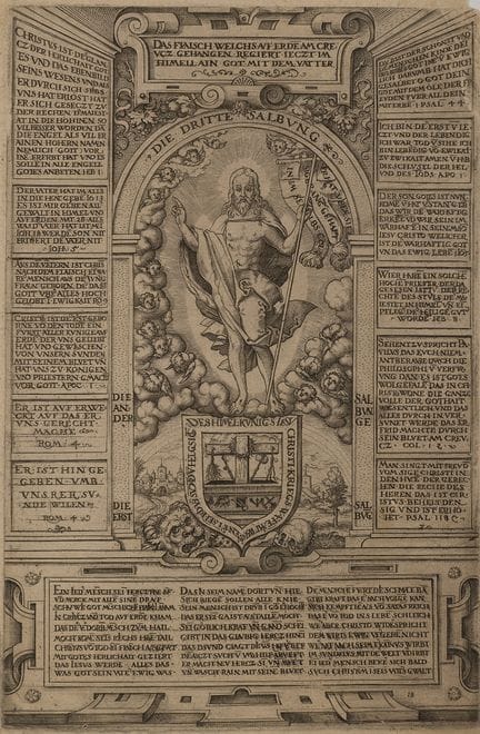 Monogramma IB (XVII secolo), Salvator Mundi, incis