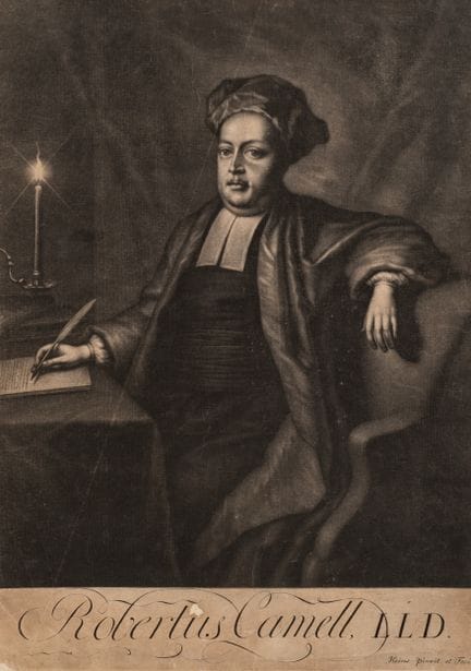 J. HEINS (1697-1756), Portrait of Robert Camell, M