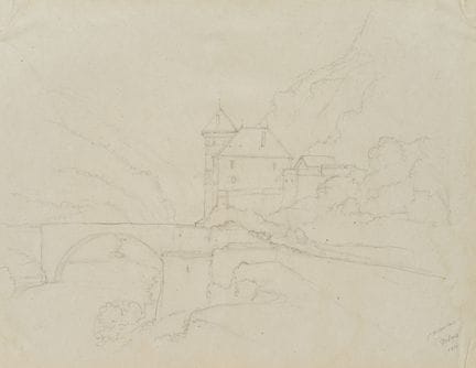 E. BRETENIÈRES (*1804), Castello di Saint-Maurice 