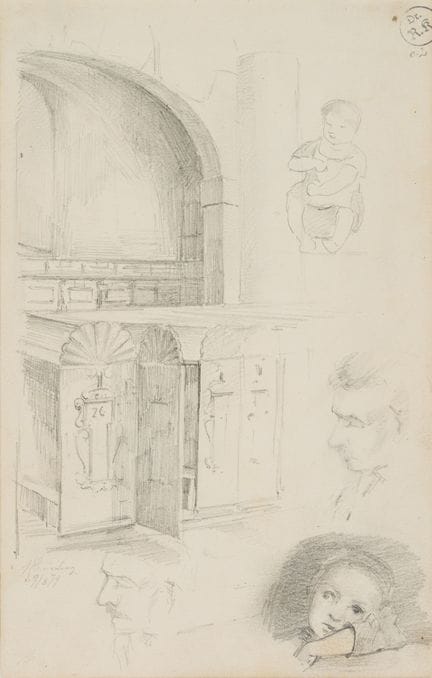 Anonimo (XIX secolo), Posti a sedere in chiesa, bo