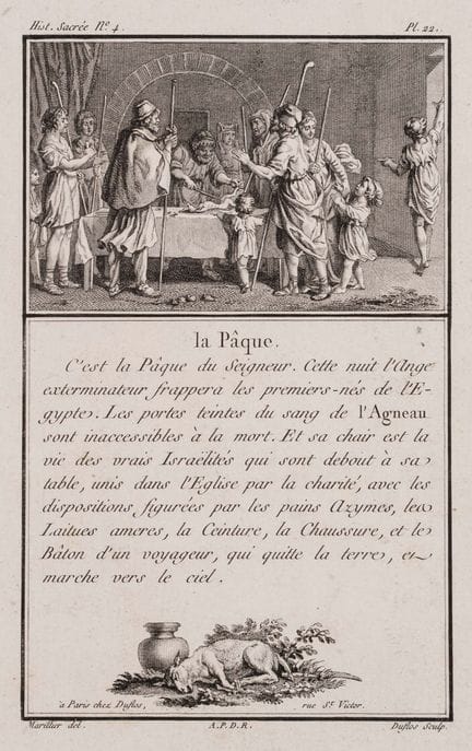 P. JEUNE (*1742) según MARILLIER (*1740), Pascua, 