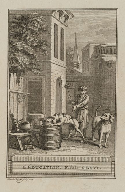 R. VINKELES (1741-1816), Education,  1773, Etching