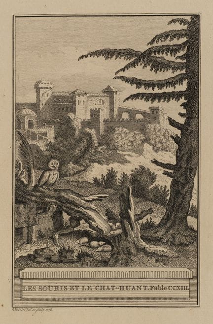 R. VINKELES (1741-1816), An owl and some mice in f