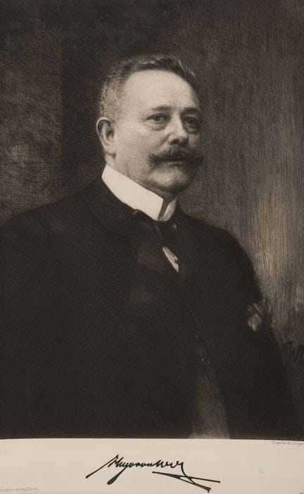 Dopo UNGER (*1837), Ritratto di uomo, Fotoincision
