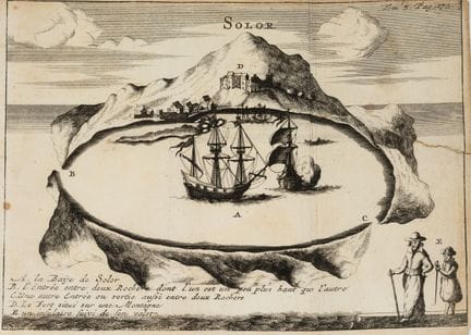 Desconocido (siglo XVIII), La isla volcánica de So