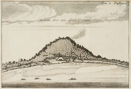 Desconocido (s. XVIII), Vista de la isla de Ternat