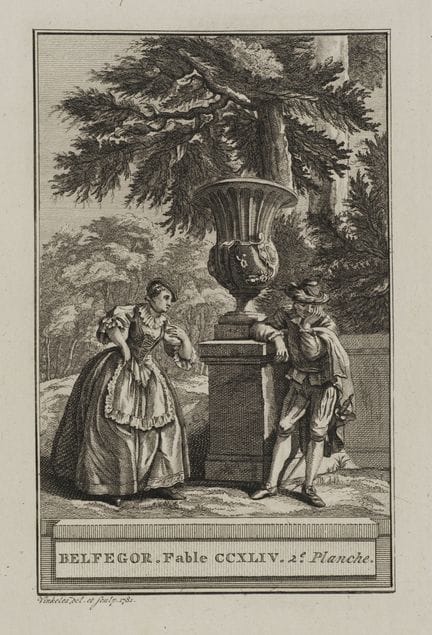 R. VINKELES (1741-1816), Couple in the park by an 