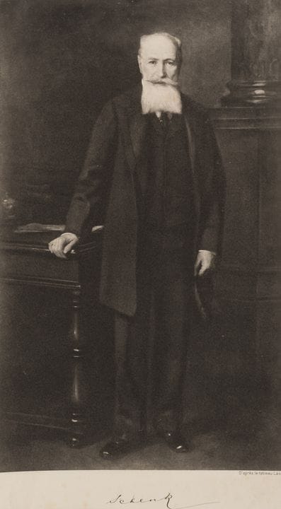 LÁSZLÓ (XIX), Ritratto formale di uomo, Fotoincisi
