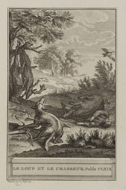 R. VINKELES (1741-1816), The Wolf and the Hunter, 