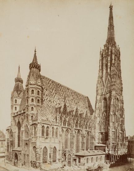 Anonimo (XIX secolo), Veduta della Cattedrale di S