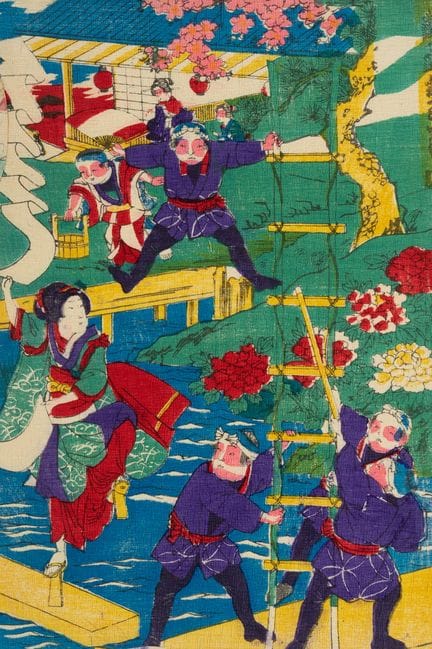Anonimo (XIX secolo), scene asiatiche. La fuga di 
