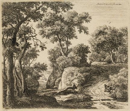 A. WATERLOO (1610-1676), Ponte di assi, 1650 circa