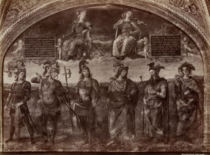 FRATELLI ALINARI (19th), Fresco in the Collegio de